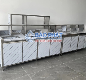 Thi Công Quầy Pha Chế Inox Trọn Gói Cho Quán Cafe, Trà Sữa TP.HCM