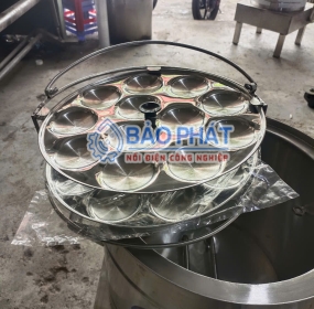 Nồi hấp bánh chén bằng điện – Giải pháp tối ưu cho hộ kinh doanh và quán ăn truyền thống