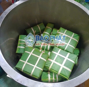 Nồi Nấu Bánh Chưng Bánh Tét 300 Lít Bằng Điện Bảo Phát: Gia Công Vuông Tròn Theo Yêu Cầu
