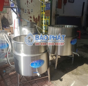 Nồi Nấu Nước Sôi 200 Lít Bằng Điện – Giải Pháp Đun Nước Công Suất Lớn Cho Quán Ăn & Cơ Sở Sản Xuất