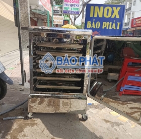 Tủ hấp  Bánh Flan 8 Khay Bằng Điện – Giải Pháp Cho Tiệm Bánh Chuyên Nghiệp