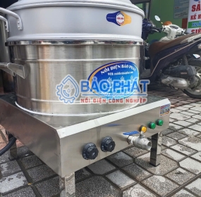 Nồi Hấp Xôi Công Nghiệp 15kg Bảo Phát: Tự Động Hóa Gian Bếp, Tiết Kiệm Điện Năng