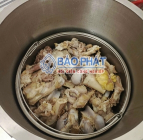 Nồi Hầm Xương 200 Lít Bằng Điện Bảo Phát: Ninh Nhập Tự Động, Đập Tan Áp Lực Tiền Điện
