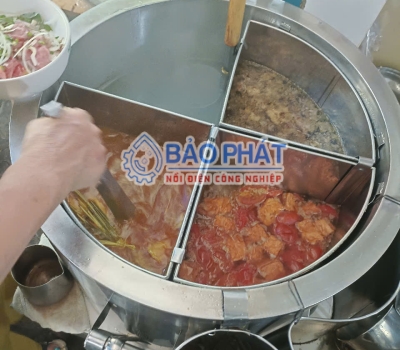 Mở Quán Bán 100 Tô/Ngày Thì Mua Nồi Bún Bò Bao Nhiêu Lít Là Vừa?