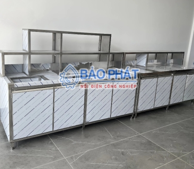 Thi Công Quầy Pha Chế Inox Trọn Gói Cho Quán Cafe, Trà Sữa TP.HCM