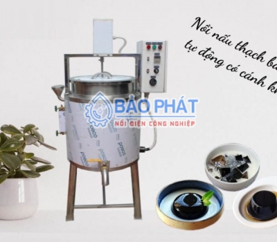 Nồi nấu thạch đen có cánh khuấy 100 lít: Hiệu quả và tiện lợi cho nhu cầu nấu nướng lớn